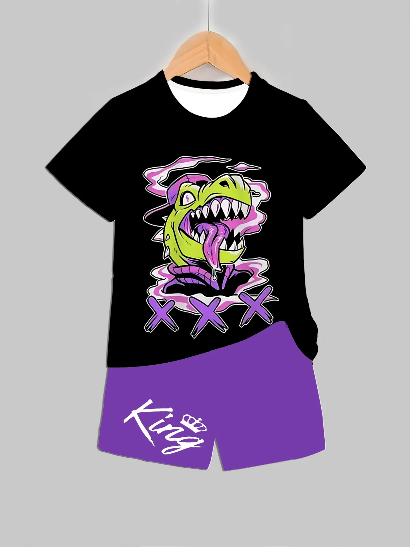 Baby Clothing Usa - Nieuwe dinosaurus bedrukte outfits tops +