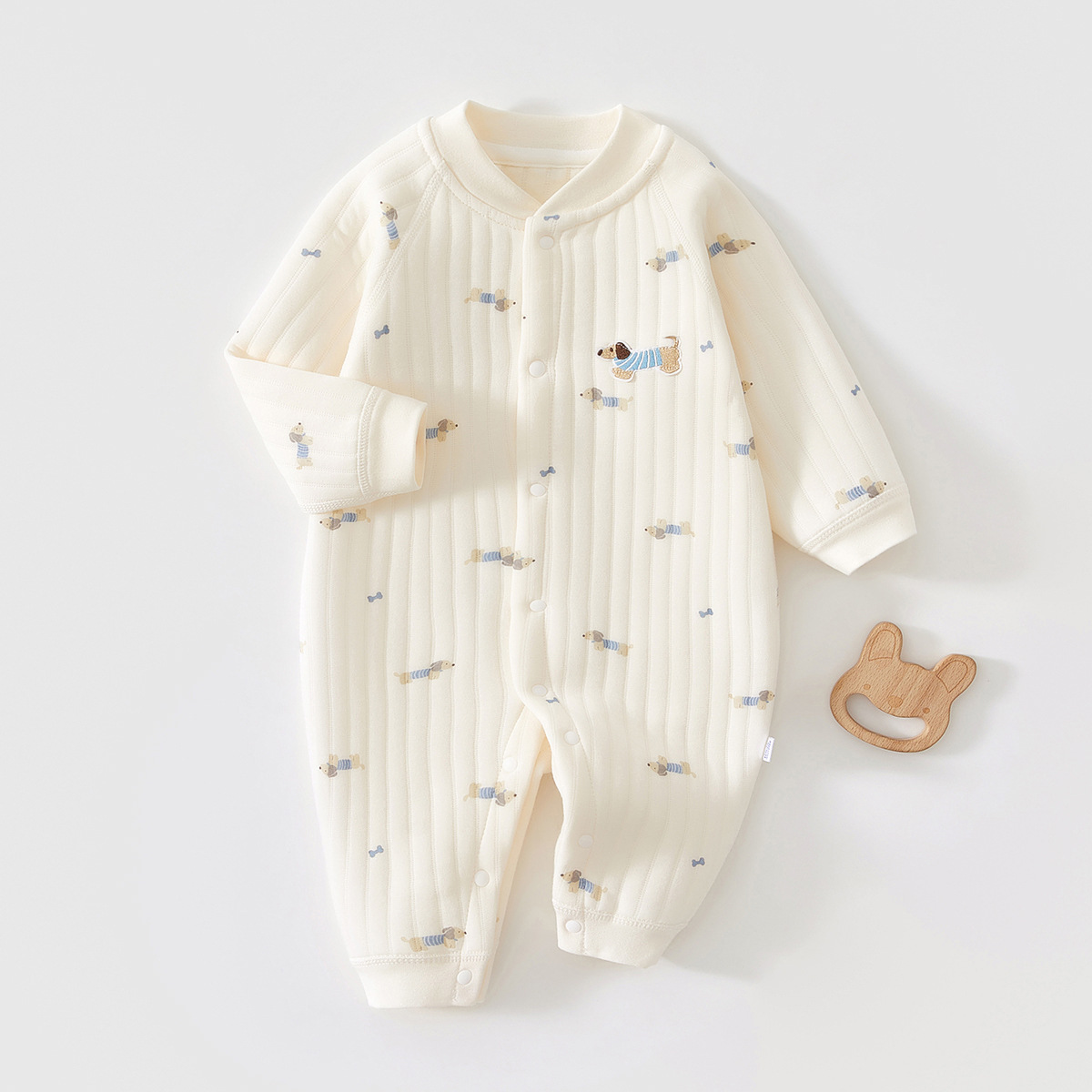 Baby Clothing High Quality - AYNIGIELL herfst- en winterpasgeboren jumpsuit, hoogwaardige