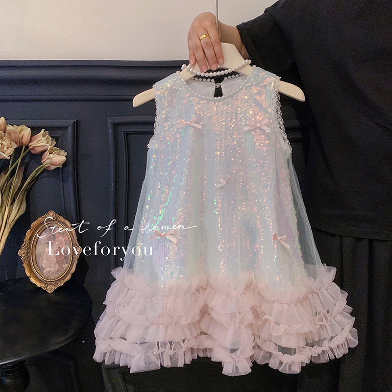 Baby Clothing High End - Meisjes Jurk Zomer Nieuwe Kinderen Vlinder