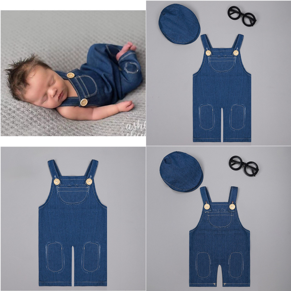 Baby Clothing Dividers - ❤️ pasgeboren fotografie kleding denim overalls