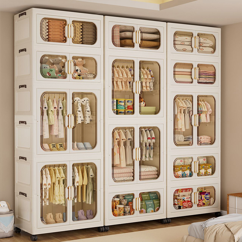 Baby Clothing Dresser - Kleurrijke opvouwbare kinderkast – Grote opbergbox