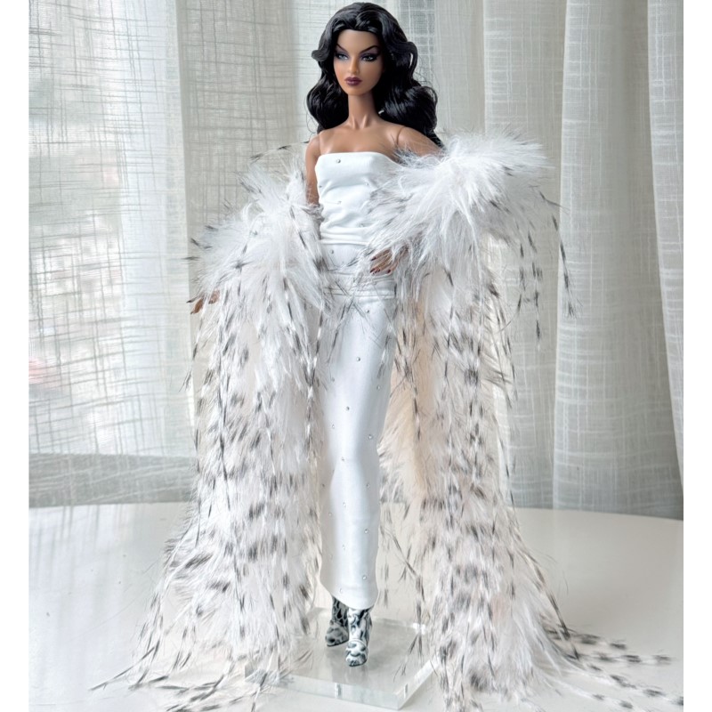 Baby Clothing High End - 1/6 FR Supermodelpop, luxe, hoogwaardige prinsessenjurk,