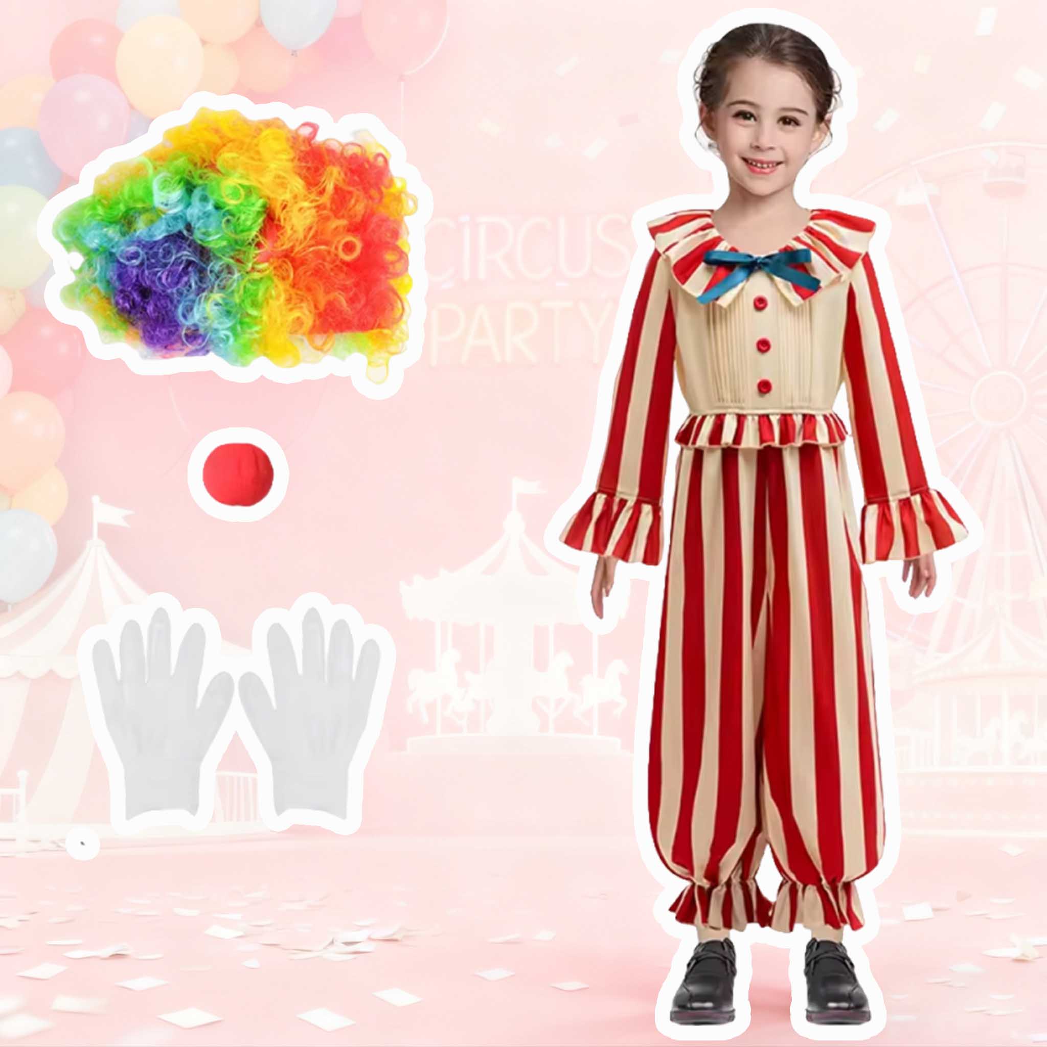 Baby Clothing Usa - Halloween Clown Outfits Baby Meisjes Jongens