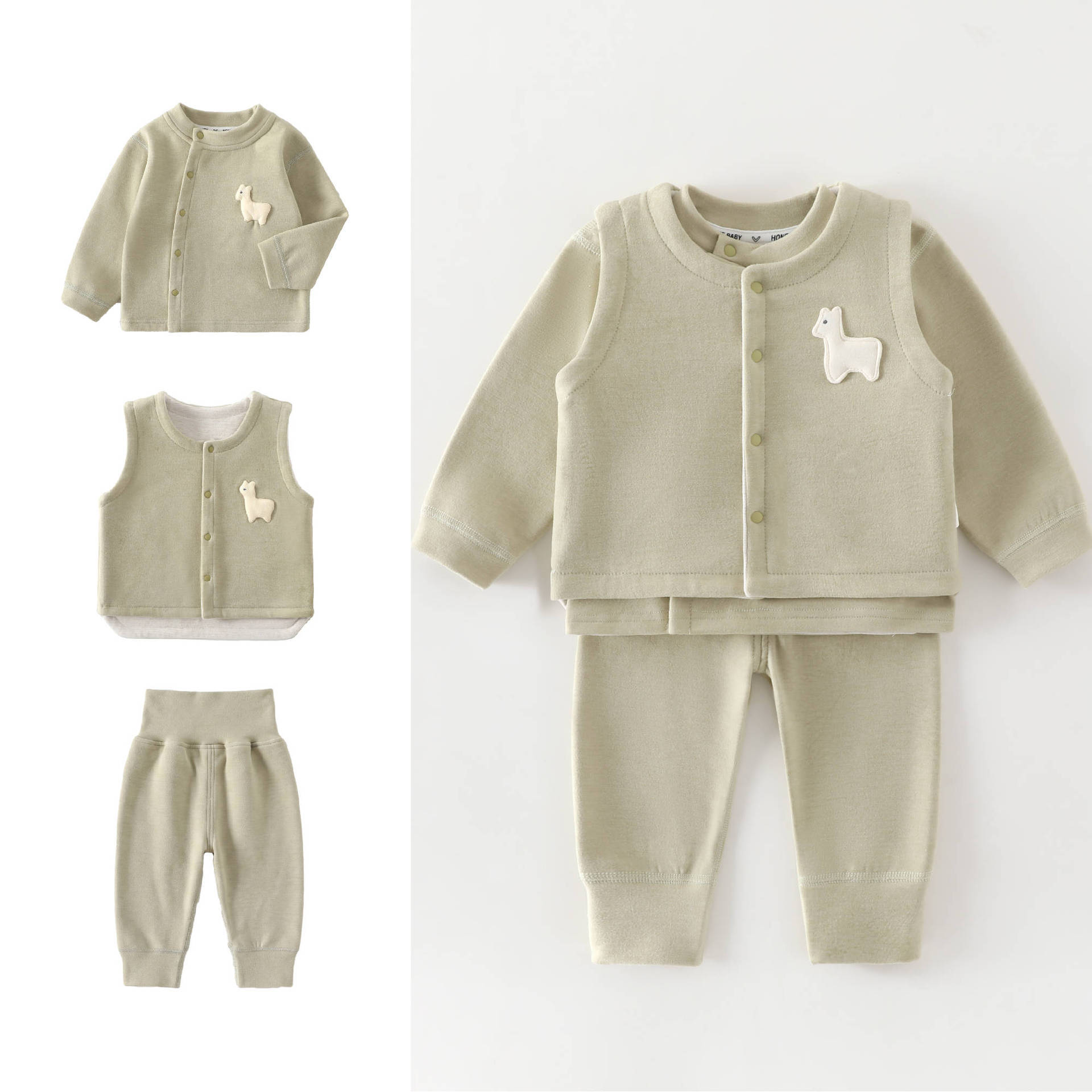 Baby Clothing High Quality - 0-4 jaar oud babyvest + top