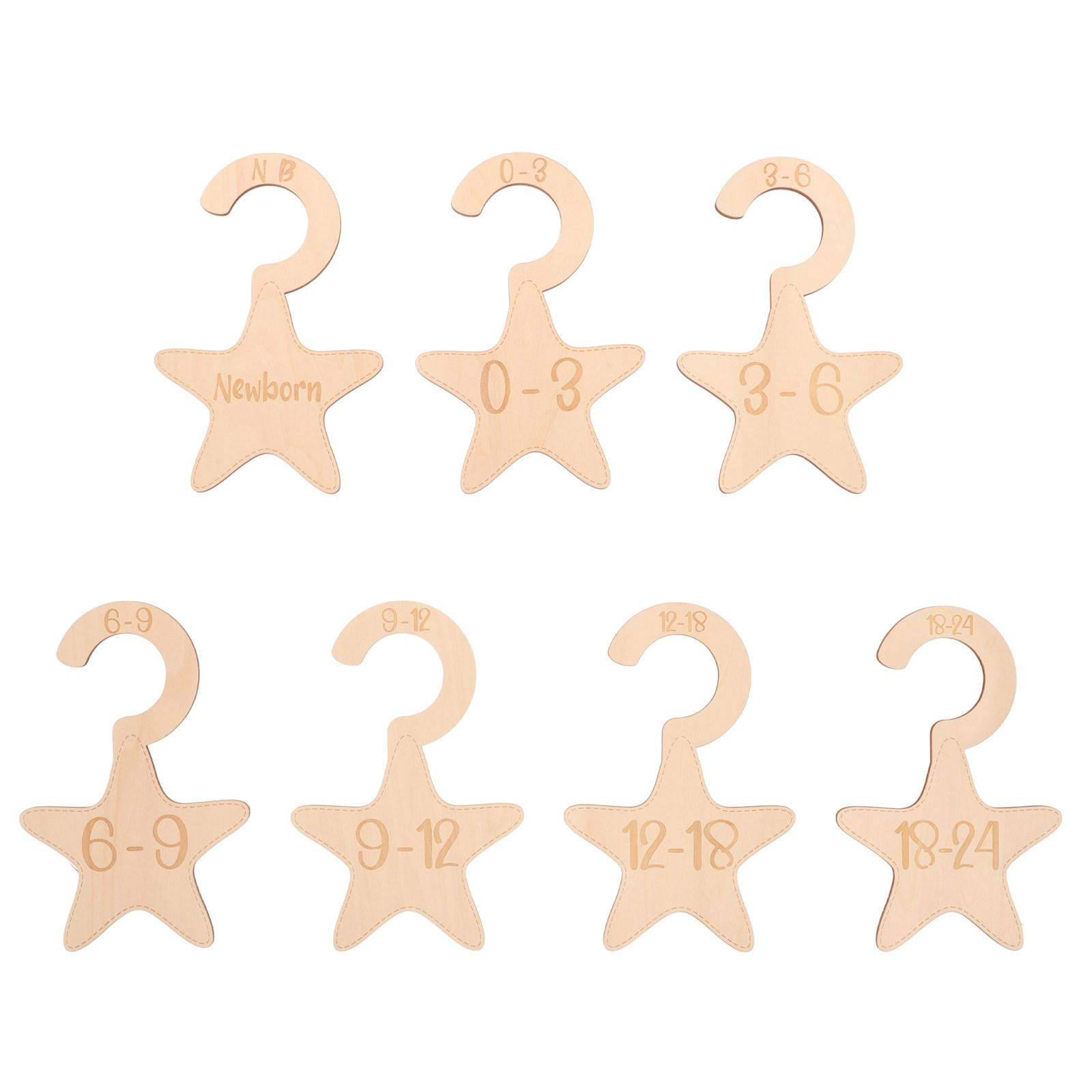 7-delige babykleding kastverde - Baby Clothing Dividers recensie en prijs