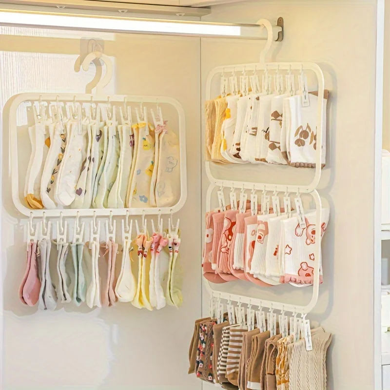 Huishoudelijke multi-clip baby - Baby Clothing Hanging Rack recensie en prijs